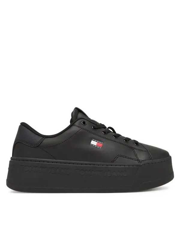 Tommy Jeans Tommy Jeans Tenisice Platform Logo Sneaker EN0EN02961 Crna