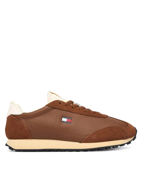 Tommy Jeans Tommy Jeans Tenisice Retro Runner Archive Ltr EN0EN03097 Smeđa