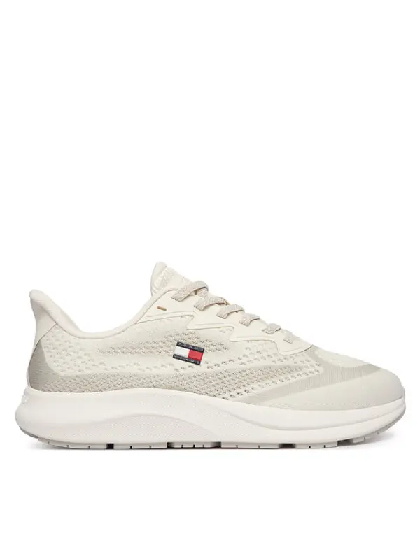 Tommy Jeans Tommy Jeans Tenisice Runner Knitted EM0EM01713 Écru