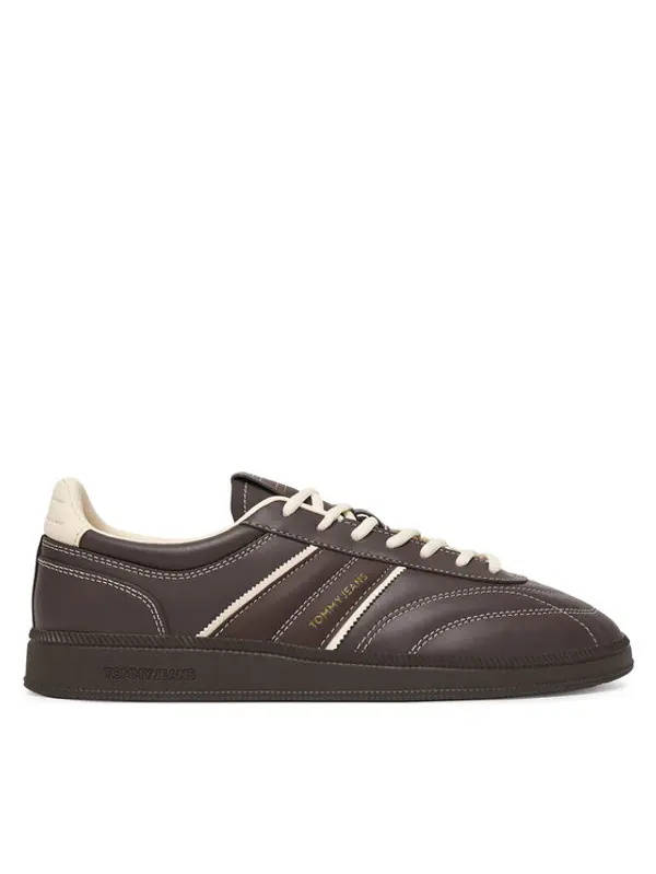 Tommy Jeans Tommy Jeans Tenisice The Greenwich Edge Stitching EM0EM01708 Smeđa