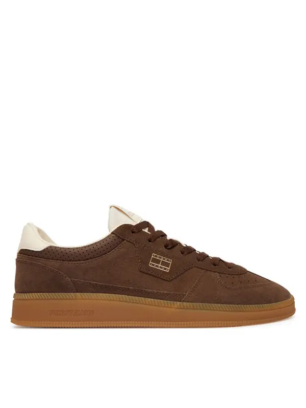 Tommy Jeans Tommy Jeans Tenisice The Greenwich Edge Suede EM0EM01732 Tamno smeđa