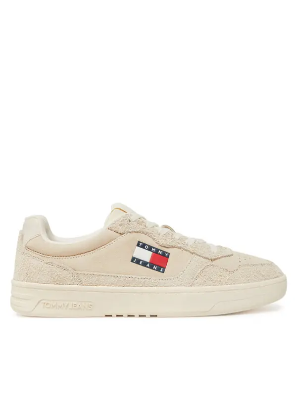 Tommy Jeans Tommy Jeans Tenisice Tjm Cupsole Suede EM0EM01568 Écru
