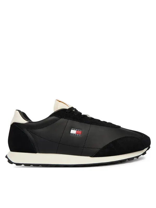 Tommy Jeans Tommy Jeans Tenisice Tjm Retro Runner Archive Mix Mat EM0EM01763 Crna