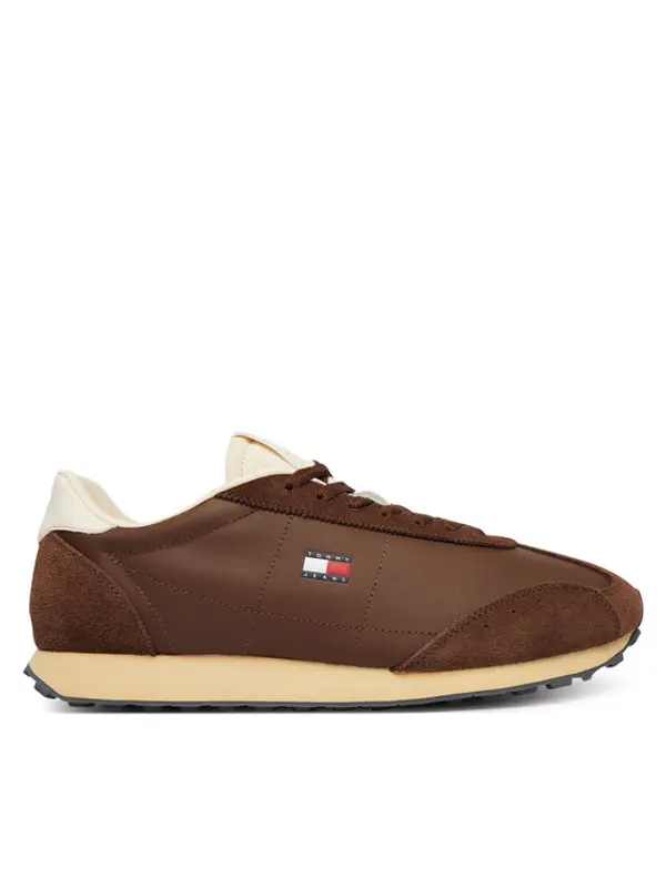Tommy Jeans Tommy Jeans Tenisice Tjm Retro Runner Archive Mix Mat EM0EM01763 Smeđa