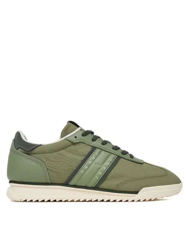 Tommy Jeans Tommy Jeans Tenisice Tjm Runner Cleated Mix Mat. EM0EM01598 Zelena