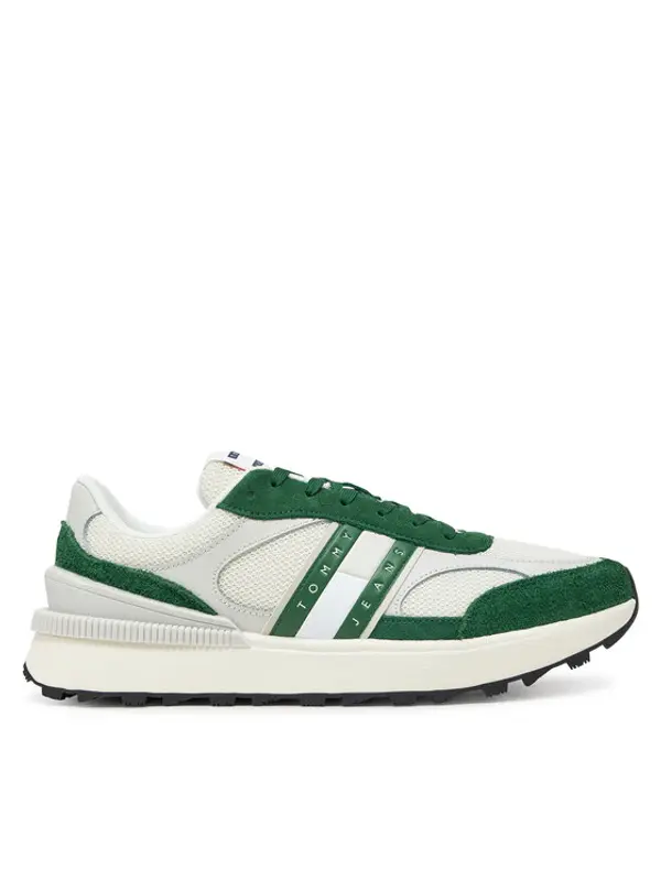 Tommy Jeans Tommy Jeans Tenisice Tjm Technical Runner Ess EM0EM01537 Zelena