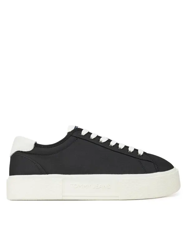Tommy Jeans Tommy Jeans Tenisice Tjw Flatform Canvas Sneaker EN0EN02792 Crna