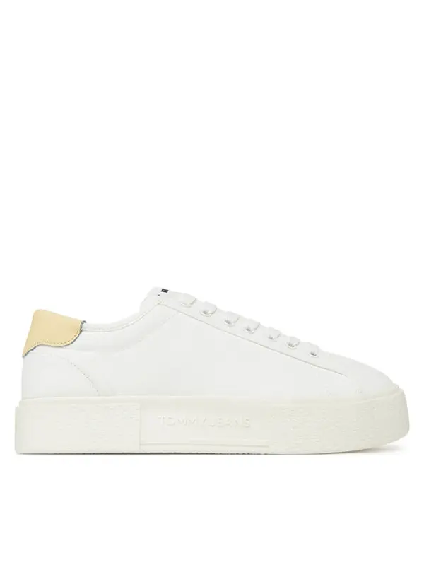 Tommy Jeans Tommy Jeans Tenisice Tjw Flatform Canvas Sneaker EN0EN02792 Écru