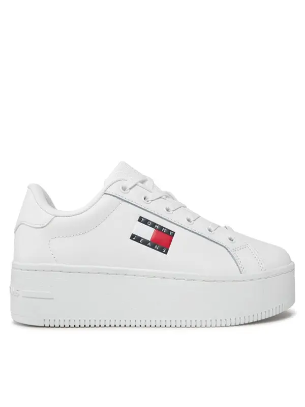 Tommy Jeans Tommy Jeans Tenisice Tjw Flatform Ess EN0EN02518 Bijela
