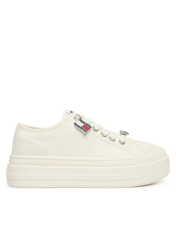 Tommy Jeans Tommy Jeans Tenisice Tjw Flatform Sneaker Charms EN0EN02959 Bijela