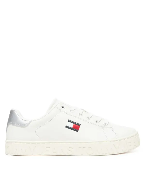 Tommy Jeans Tommy Jeans Tenisice Tjw Logo Outsole Sneaker Ess EN0EN02703 Écru