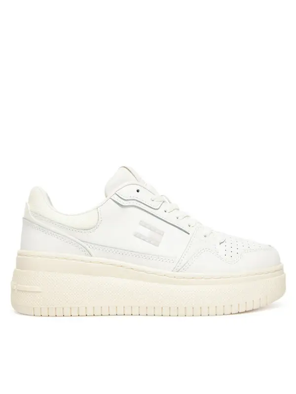 Tommy Jeans Tommy Jeans Tenisice Tjw Retro Basket Flatform EN0EN02840 Écru