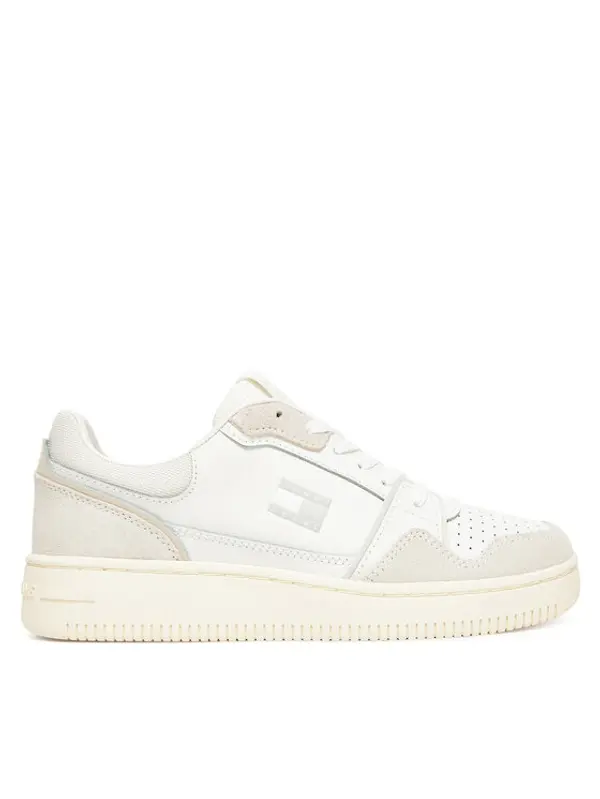 Tommy Jeans Tommy Jeans Tenisice Tjw Retro Basket Sneaker EN0EN02818 Écru
