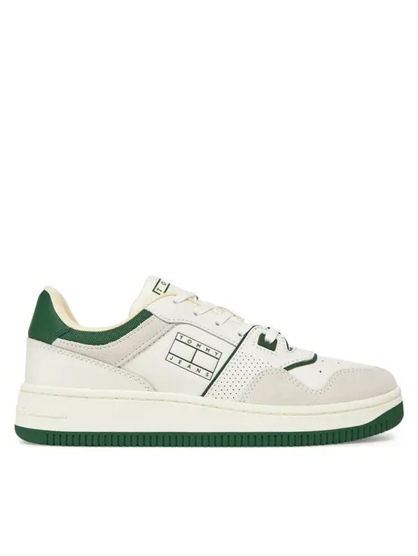 Tommy Jeans Tommy Jeans Tenisice Tjw Retro Basket Washed Suede EN0EN02773 Bijela
