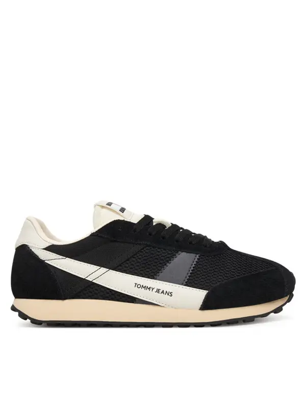 Tommy Jeans Tommy Jeans Tenisice Tjw Retro Runner Archive EN0EN03013 Crna