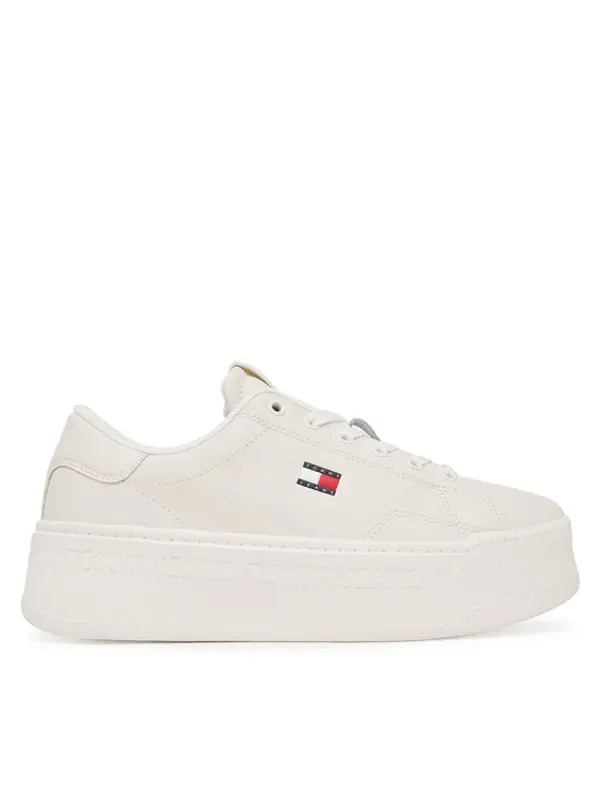 Tommy Jeans Tommy Jeans Tenisice Tjw Script Cupsole Flatform EN0EN02961 Bijela