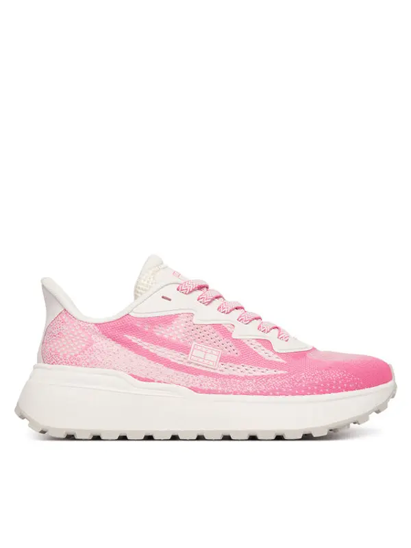 Tommy Jeans Tommy Jeans Tenisice Tjw Sporty Knit Runner EN02962 Écru