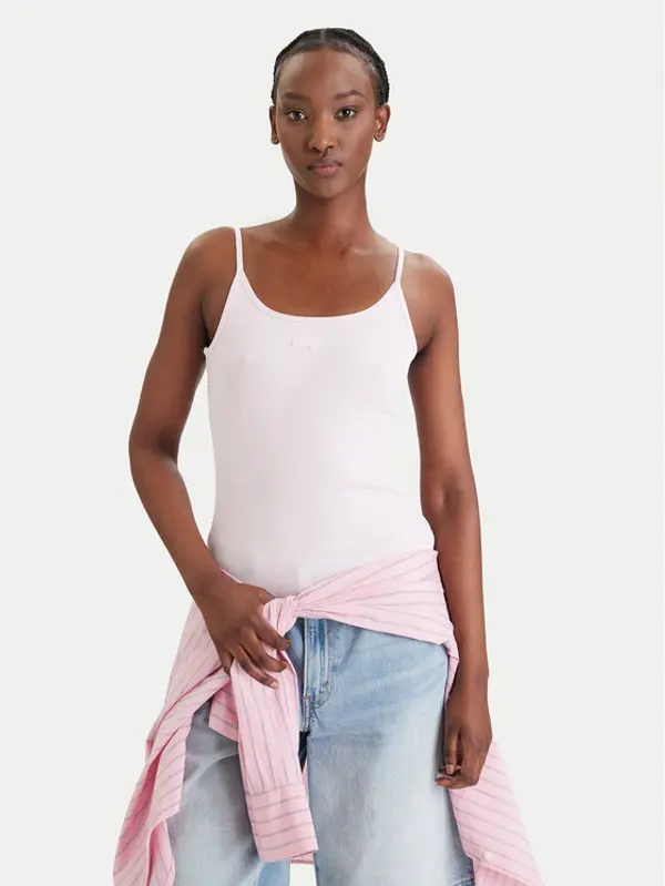 Tommy Jeans Tommy Jeans Top DW0DW22278 Ružičasta Slim Fit