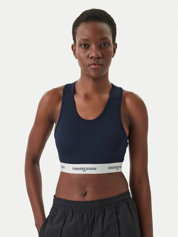 Tommy Jeans Tommy Jeans Top grudnjak DW0DW22762 Tamnoplava