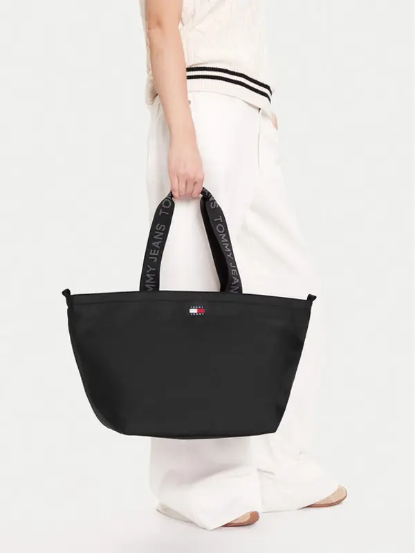Tommy Jeans Tommy Jeans Torba Ess Daily Tote AW0AW17891 Crna