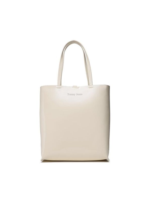 Tommy Jeans Tommy Jeans Torbica Must North South Patent Tote AW0AW15540 Bež