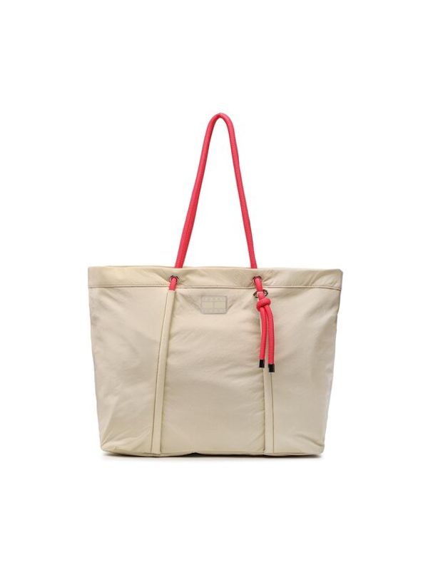 Tommy Jeans Tommy Jeans Torbica Tjw Beach Summer Tote AW0AW14583 Bež