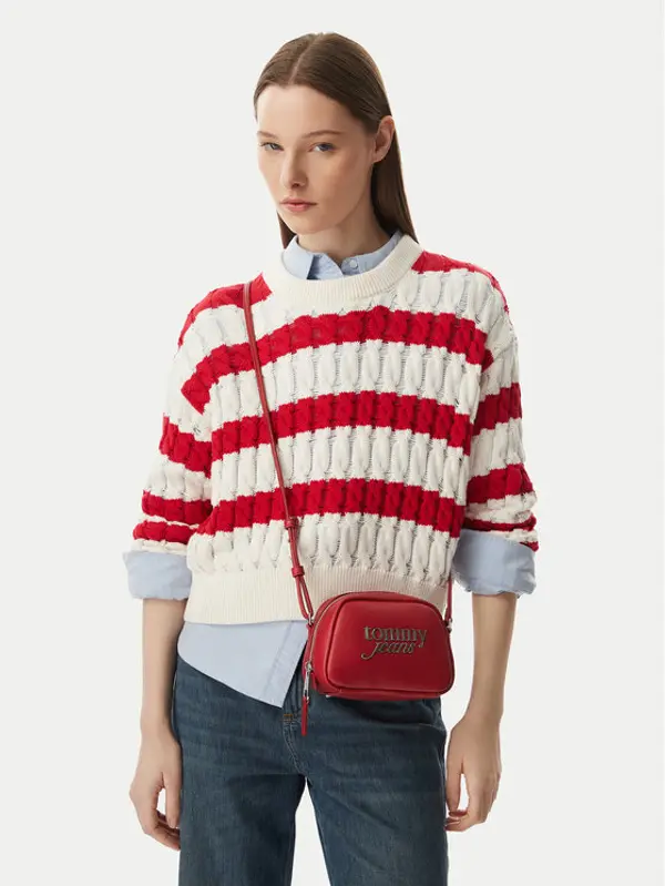 Tommy Jeans Tommy Jeans Torbica Tjw Bold Camera Bag AW0AW18785 Smeđa