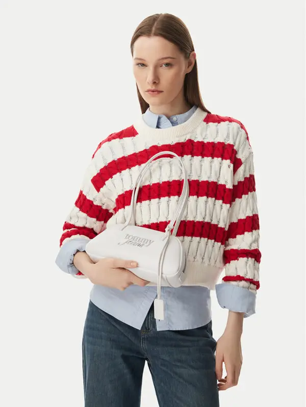 Tommy Jeans Tommy Jeans Torbica Tjw Bold Shoulder Bag AW0AW18787 Bijela