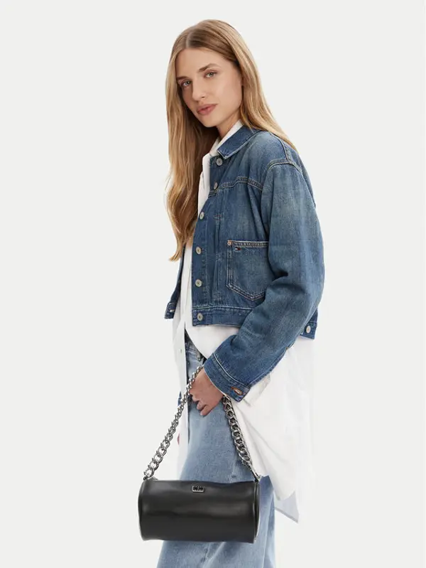 Tommy Jeans Tommy Jeans Torbica Tjw Chain Shoulder Bag AW0AW17893 Crna