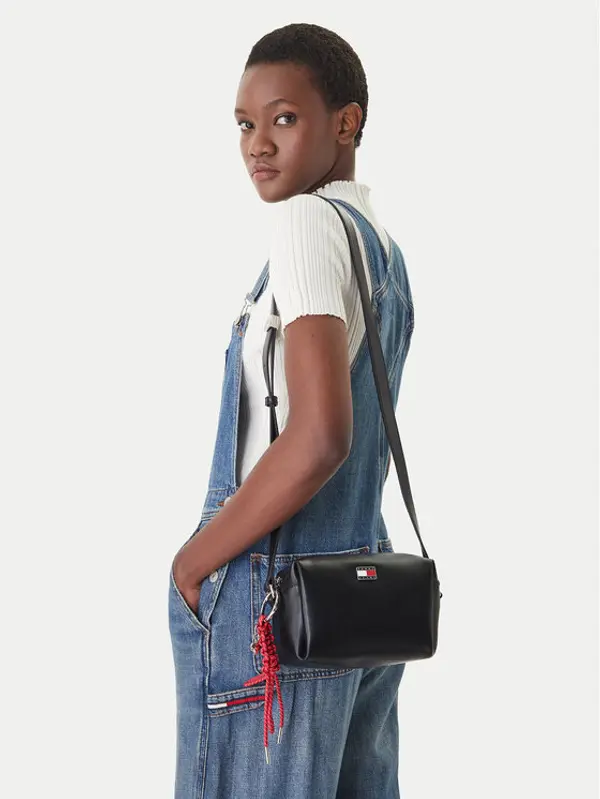 Tommy Jeans Tommy Jeans Torbica Tjw City Charm Camera Bag AW0AW18456 Crna
