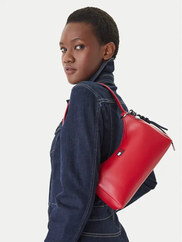 Tommy Jeans Tommy Jeans Torbica Tjw City Charm Shoulder Bag AW0AW18458 Crvena