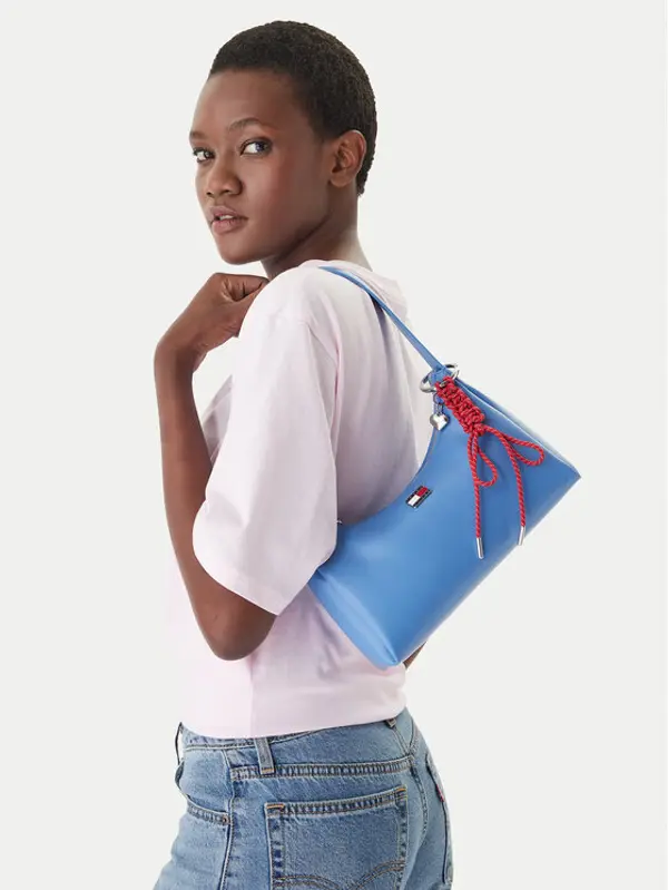 Tommy Jeans Tommy Jeans Torbica Tjw City Charm Shoulder Bag AW0AW18458 Plava
