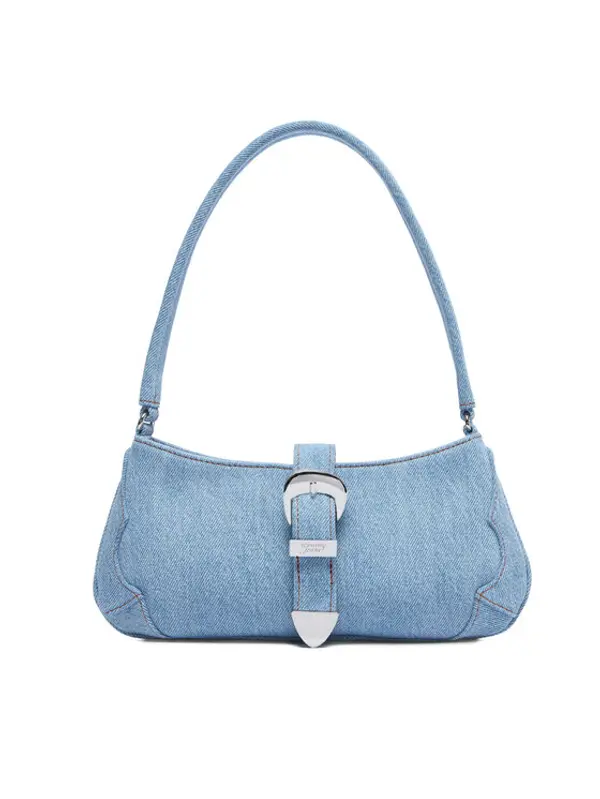 Tommy Jeans Tommy Jeans Torbica Tjw Cool Denim Shoulder Bag AW0AW18878 Plava