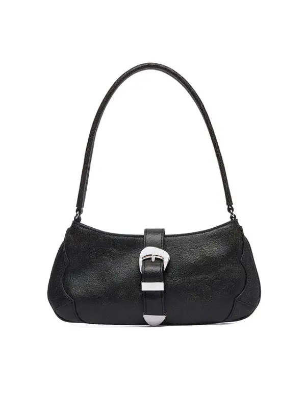 Tommy Jeans Tommy Jeans Torbica Tjw Cool Leather Shoulder Bag AW0AW18788 Crna