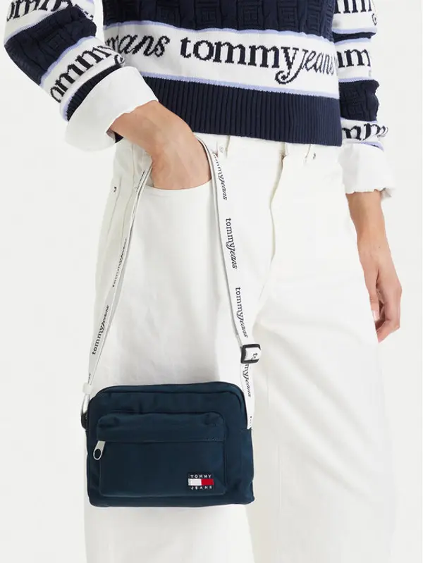 Tommy Jeans Tommy Jeans Torbica Tjw Ess Daily Crossover AW0AW18462 Écru
