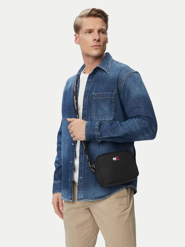 Tommy Jeans Tommy Jeans Torbica Tjw Ess Daily Crossover AW0AW18769 Crna