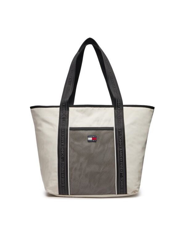 Tommy Jeans Tommy Jeans Torbica Tjw Heritage Tote AW0AW15824 Écru