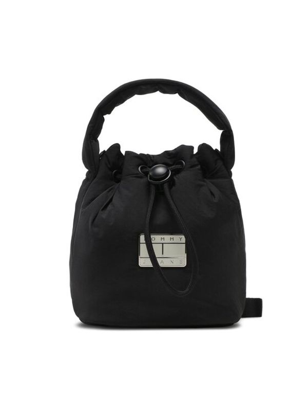 Tommy Jeans Tommy Jeans Torbica Tjw Hype Conscious Bucket Bag AW0AW14142 Crna