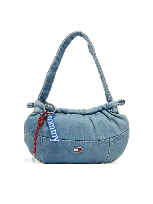 Tommy Jeans Tommy Jeans Torbica Tjw Icon Charms Denim Shlder Bag AW0AW18883 Plava