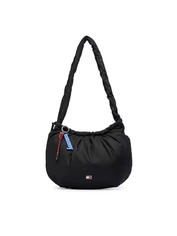 Tommy Jeans Tommy Jeans Torbica Tjw Icon Charms Hobo AW0AW18783 Crna