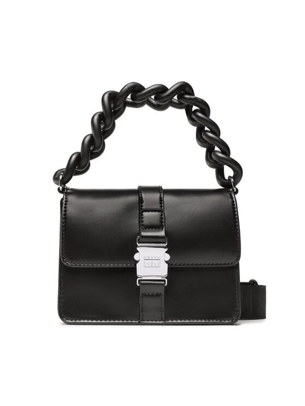 Tommy Jeans Tommy Jeans Torbica Tjw Item Chain Crossover AW0AW14065 Crna