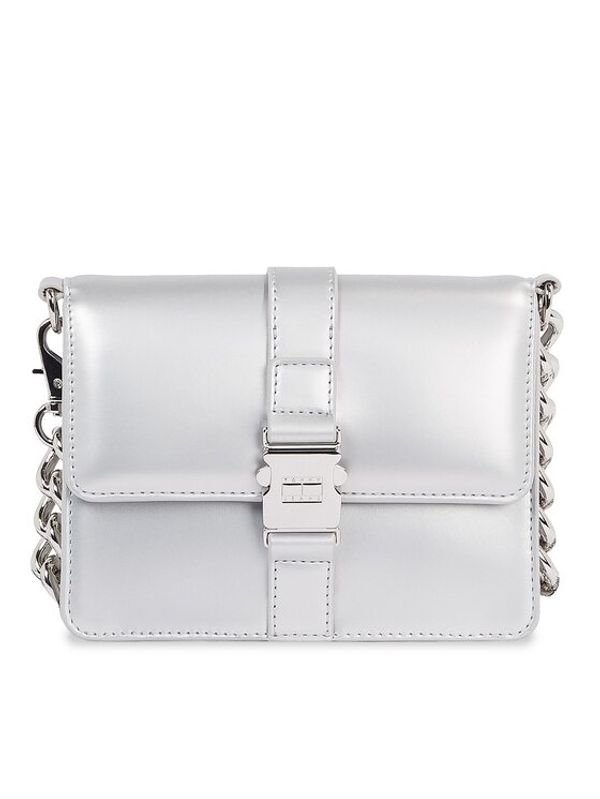 Tommy Jeans Tommy Jeans Torbica Tjw Item Crossover Metallic AW0AW14971 Srebrna