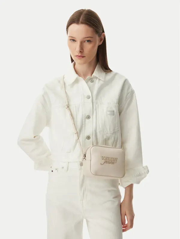 Tommy Jeans Tommy Jeans Torbica Tjw Must Camera Bag AW0AW18451 Krem