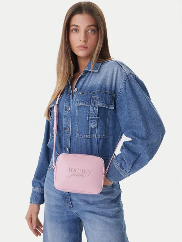 Tommy Jeans Tommy Jeans Torbica Tjw Must Camera Bag AW0AW18451 Ružičasta