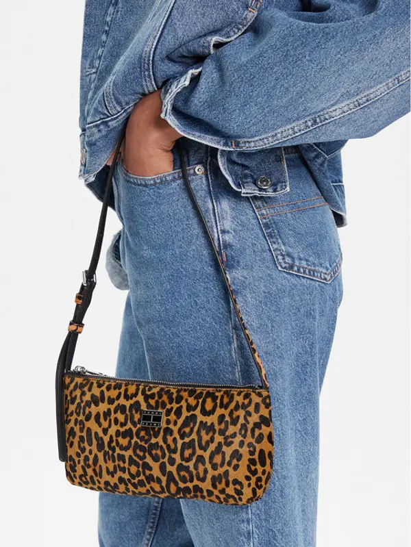 Tommy Jeans Tommy Jeans Torbica Tjw Must Leopard Shoulder Bag AW0AW18008 Narančasta