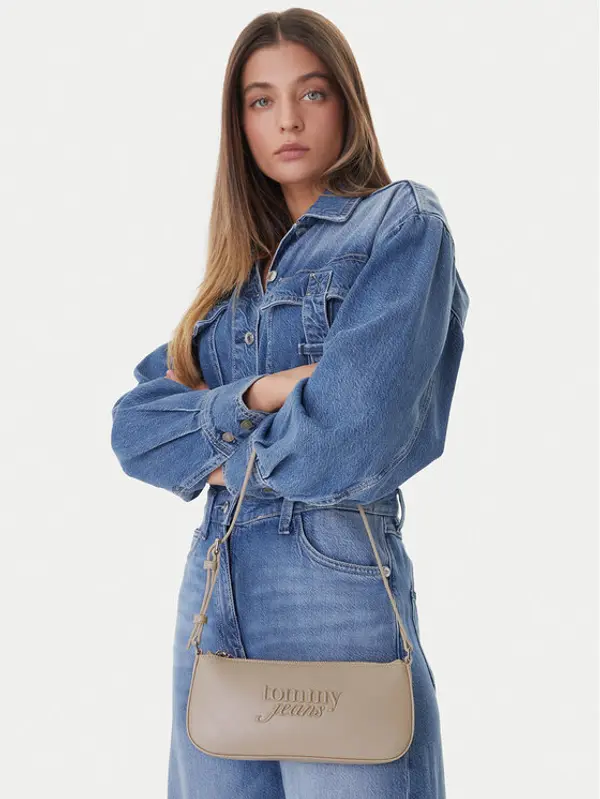 Tommy Jeans Tommy Jeans Torbica Tjw Must Shoulder Bag AW0AW18449 Bež