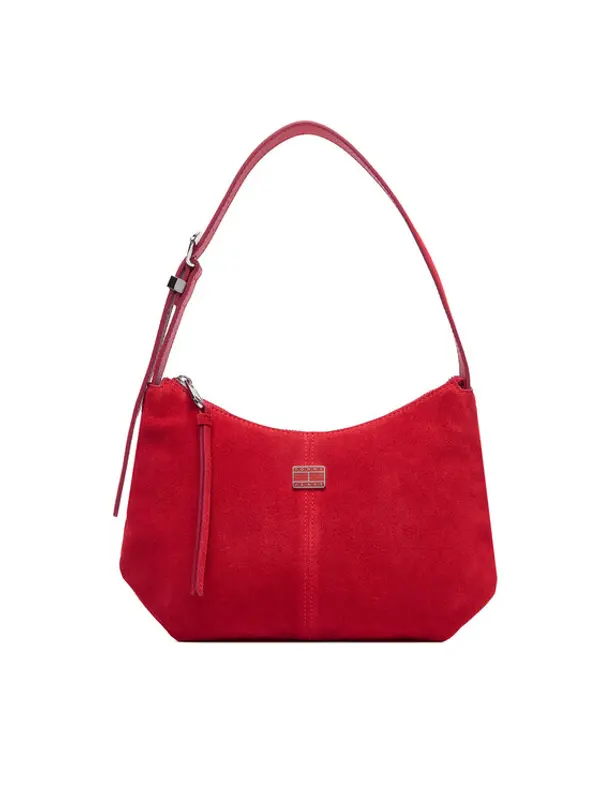Tommy Jeans Tommy Jeans Torbica Tjw Slouchy Suede Shoulder Bag AW0AW18859 Crvena