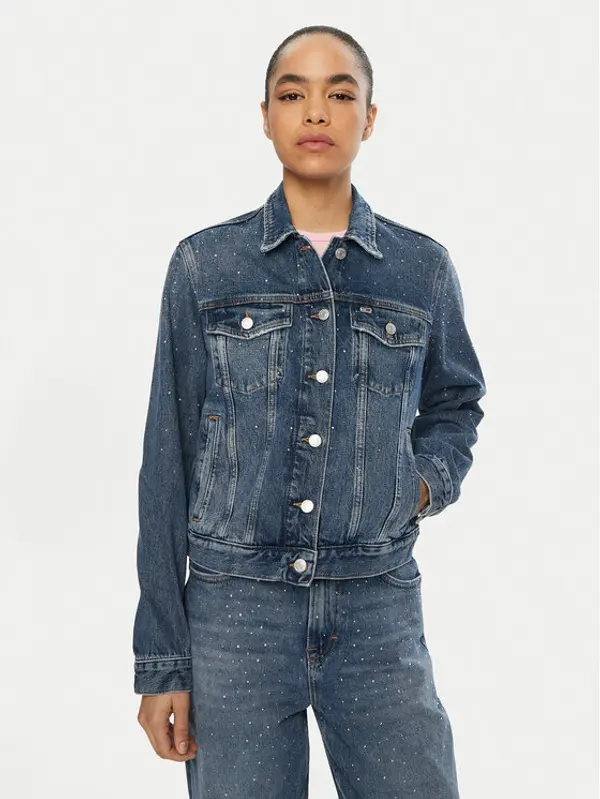 Tommy Jeans Tommy Jeans Traper jakna Classic DW0DW19781 Plava Regular Fit