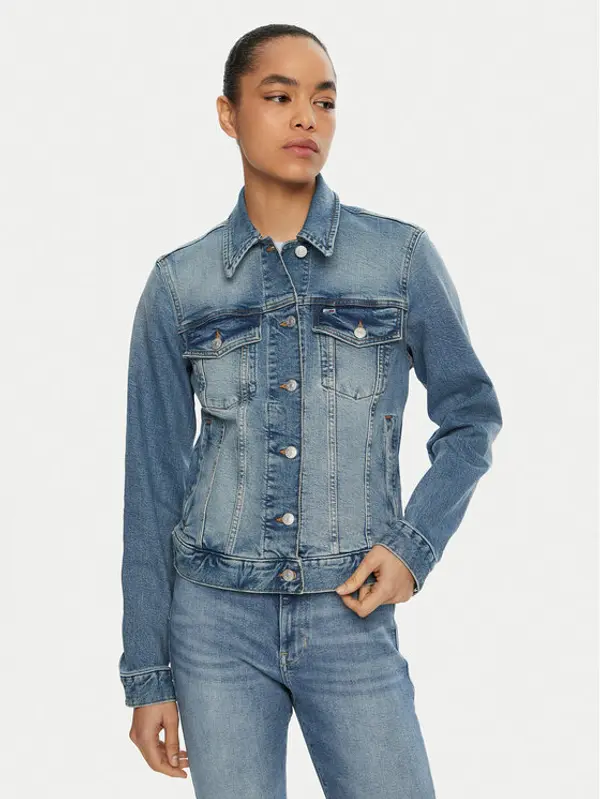 Tommy Jeans Tommy Jeans Traper jakna Classic DW0DW19858 Plava Regular Fit
