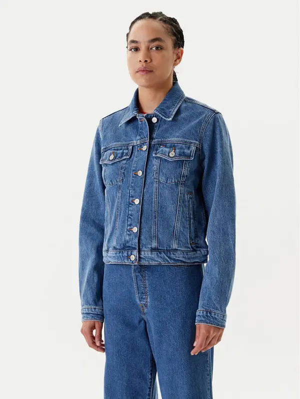 Tommy Jeans Tommy Jeans Traper jakna Classic DW0DW21414 Plava Regular Fit